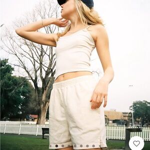 John Galt Rosa Sweatshorts